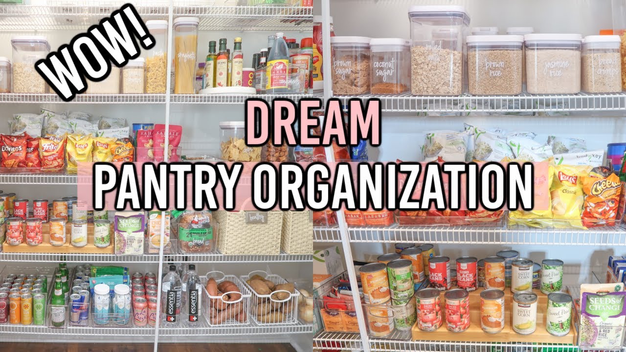 EXTREME PANTRY ORGANIZATION IDEAS | CLEAN, DECLUTTER, AND ORGANIZE WITH ME // LoveLexyNicole