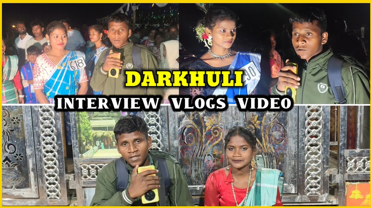 DHARKHULI INTERVIEW VLOGS VIDEO NEW SANTHALI VIDEO SOREN KORA OFFICIAL 