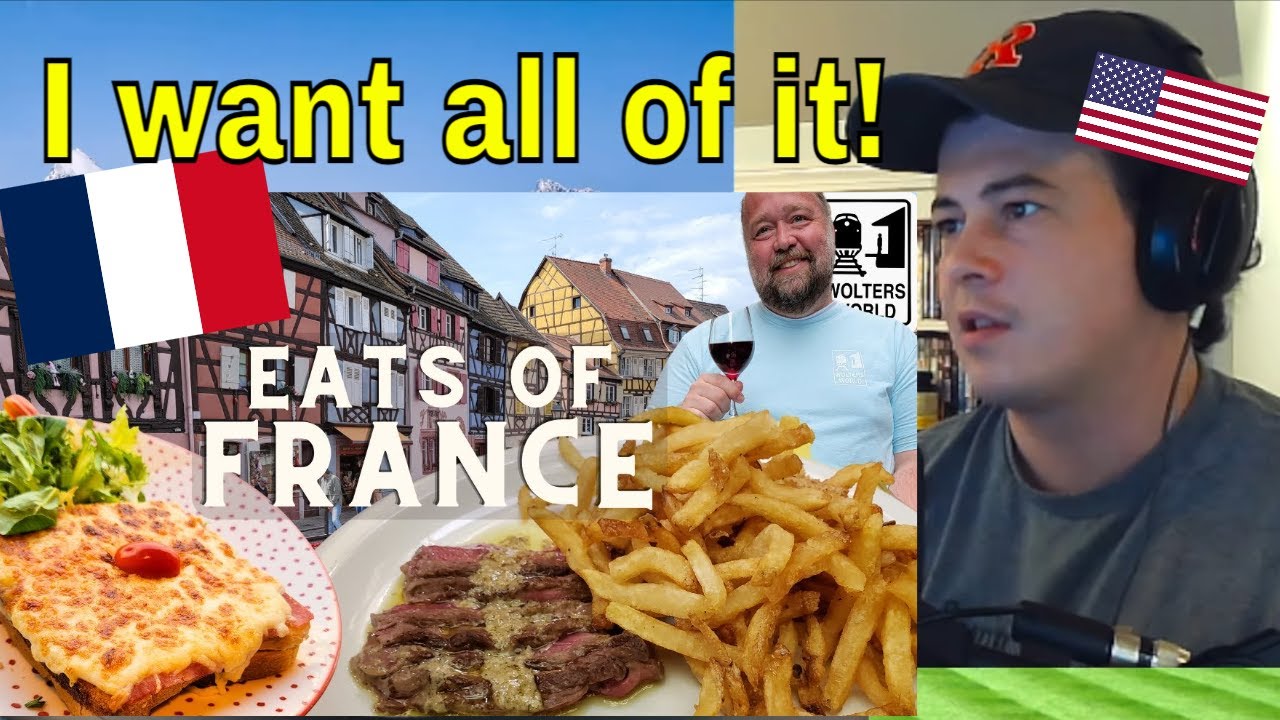 American Reacts The BEST French Food - What to Eat in France