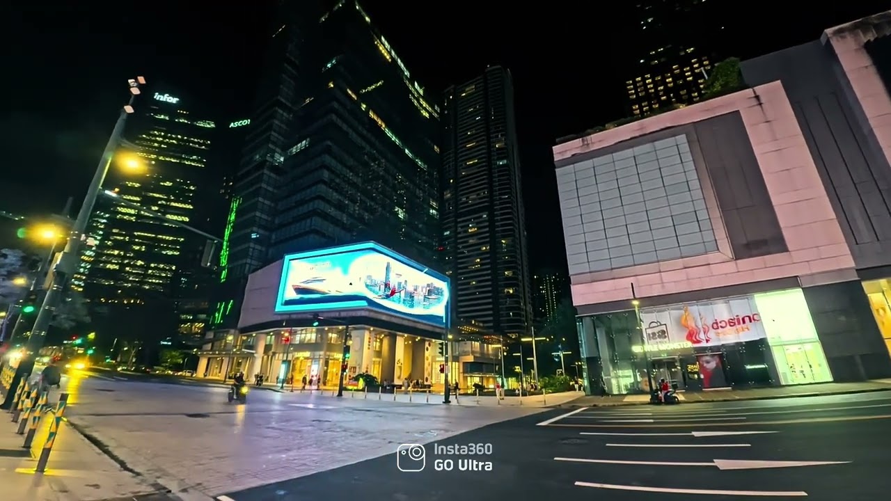 Insta360 Go Ultra Quick Night Test | BGC Walk