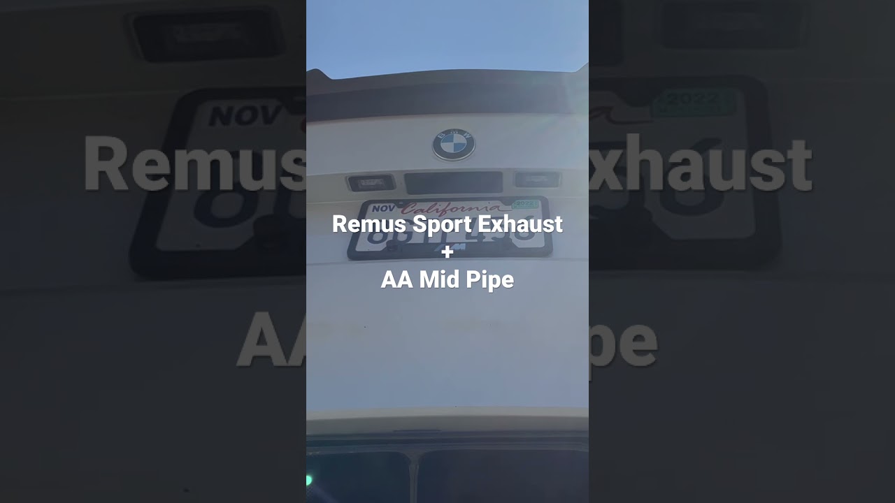 BMW F80 M3 Remus Sport Exhaust with AA Mid Pipe