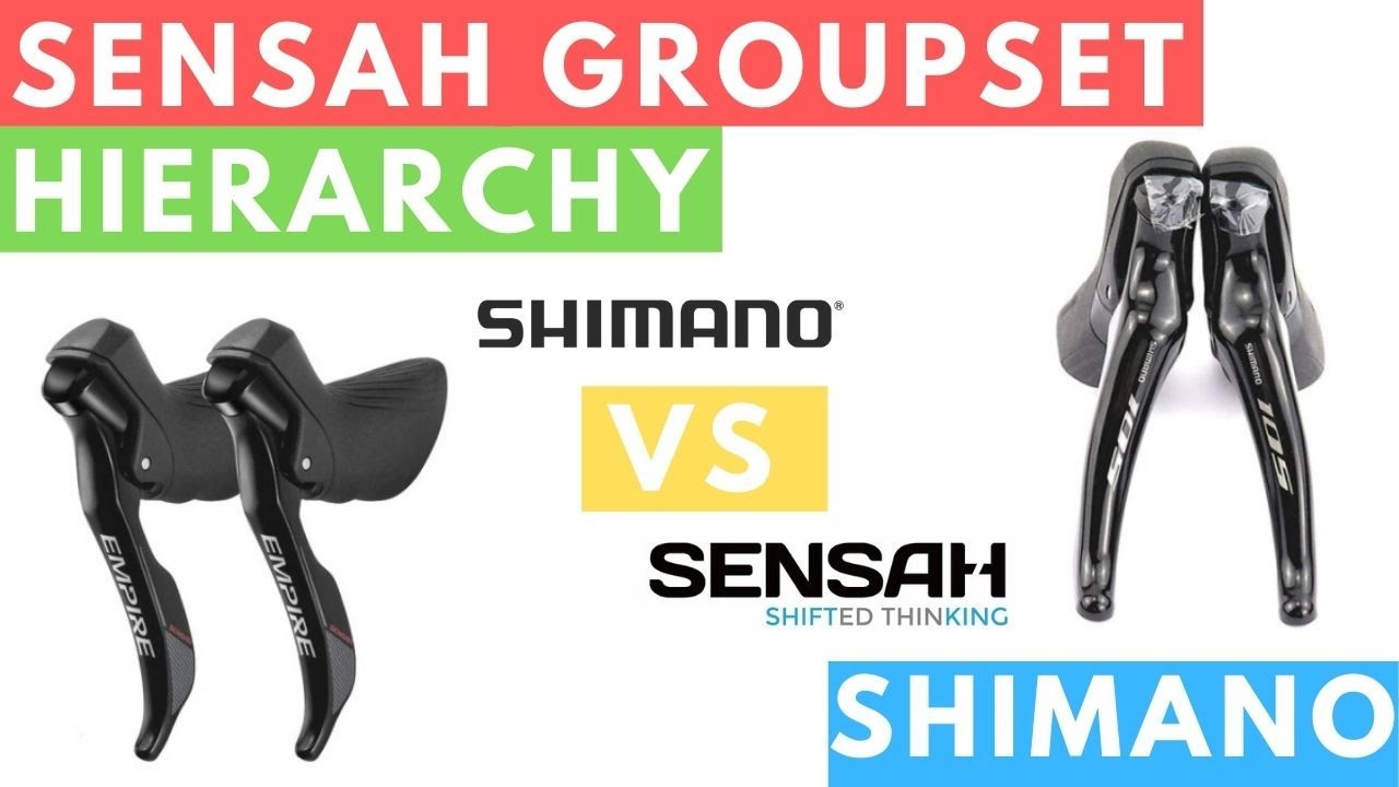 Sensah Groupset Hierarchy VS Shimano