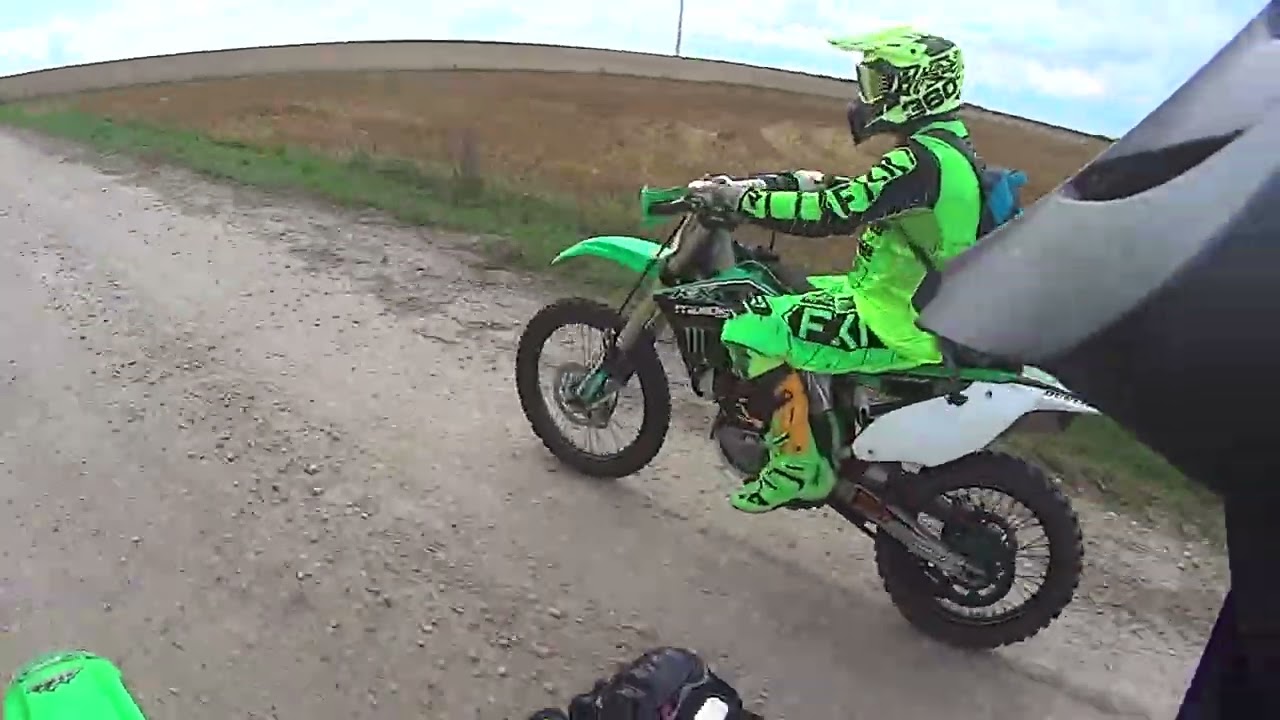 Jazda Crossami kx450f kx125 2025