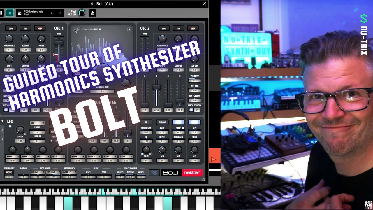 BOLT : the Harmonics #synthesizer from @NektarTechnology - additive synthesis twist