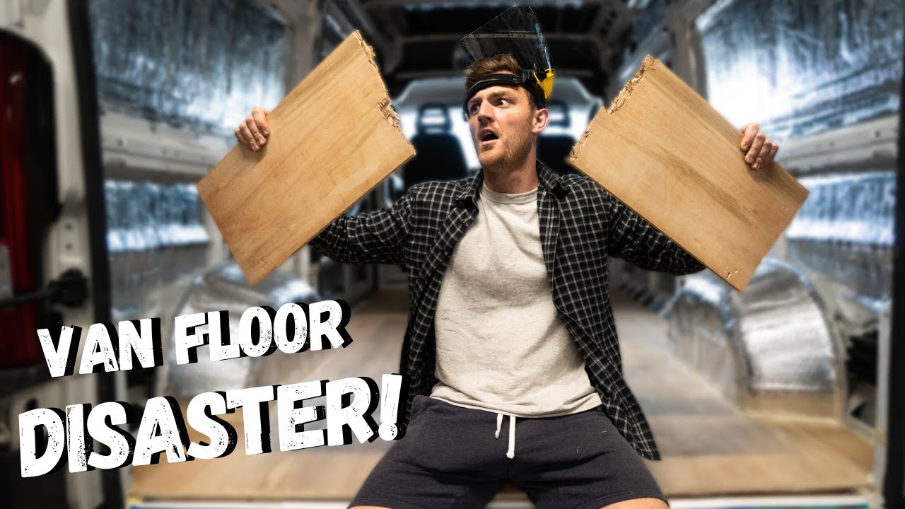 NIGHTMARE VAN FLOOR INSTALL | It All Went Wrong - No Experience Van Build