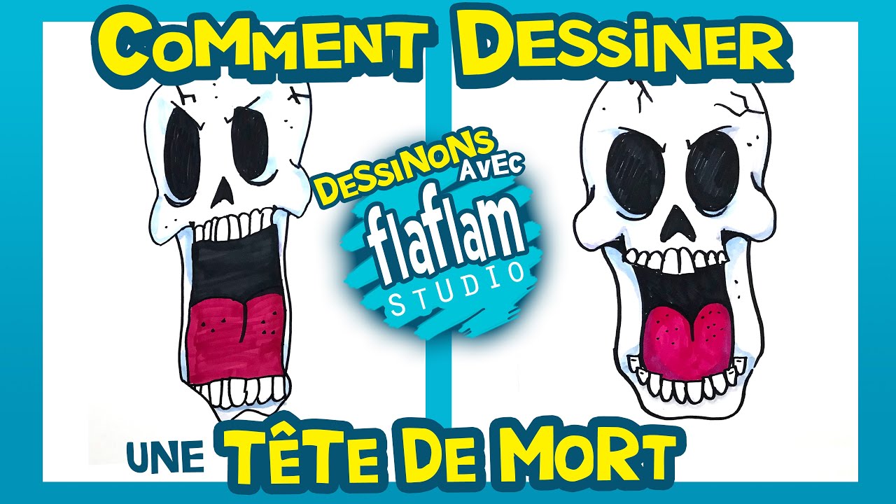 Comment dessiner une t&ecirc;te de mort!