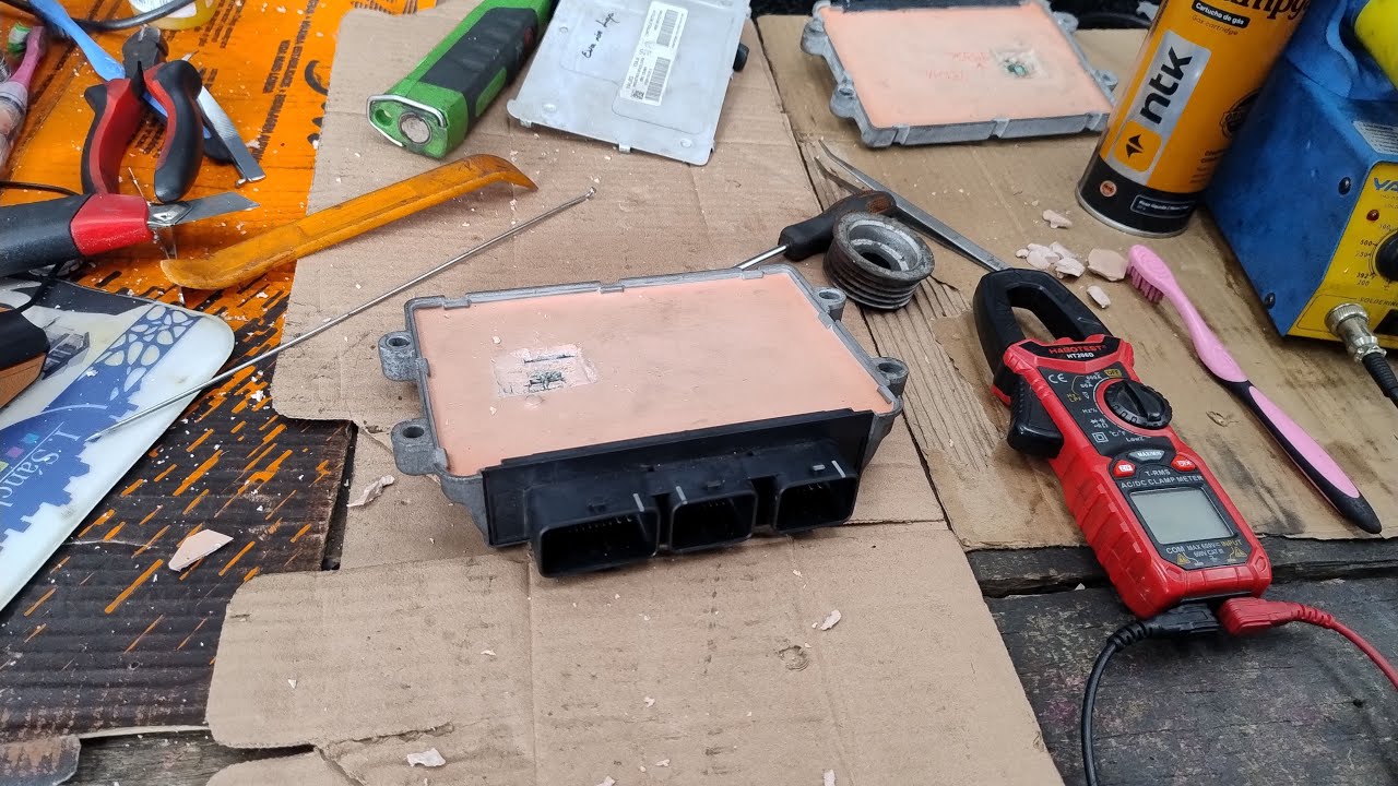 Reparo em módulo de injeção C3 Picasso 2015. injeção valeo v34.5