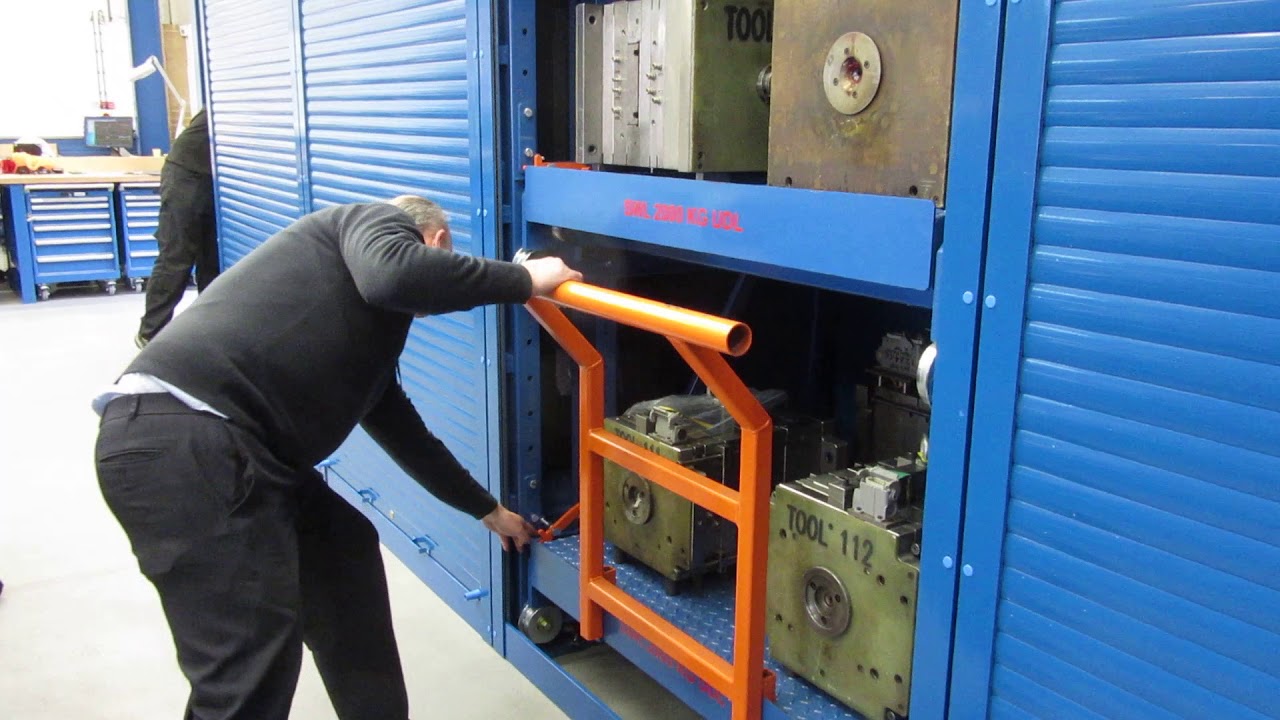 Pull Out Mold Tool Storage | Plastics Solutions USA