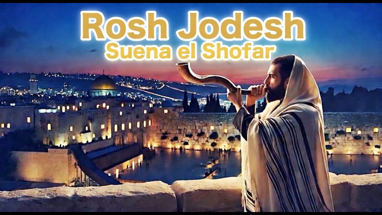 🕎SUENA el SHOFAR en ROSH JODESH (INICIO de NUEVO MES HEBREO con SONIDOS de SHOFAR y ALABANZA HEBREA)