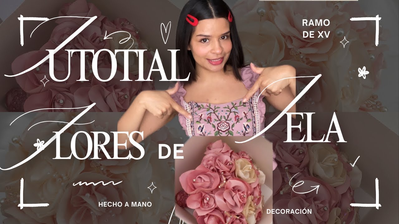 Tutorial de flores de tela 🌸