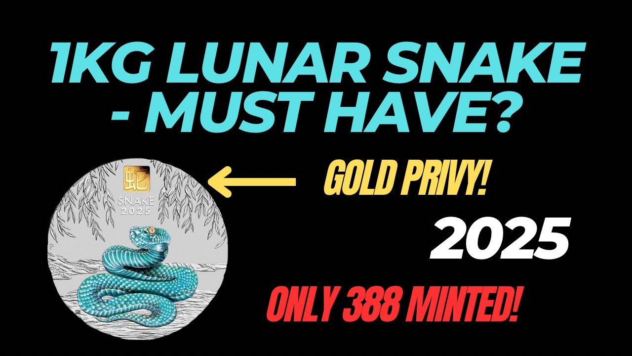 1 KG Silver Lunar Snake – Why This Coin Is a MUST-HAVE in 2025!  Perth Mint unboxing!