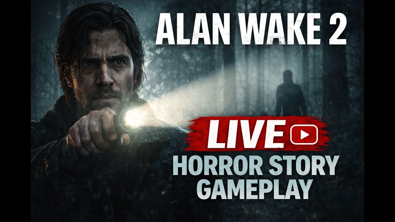 Alan Wake 2 LIVE | Horror Story Gameplay