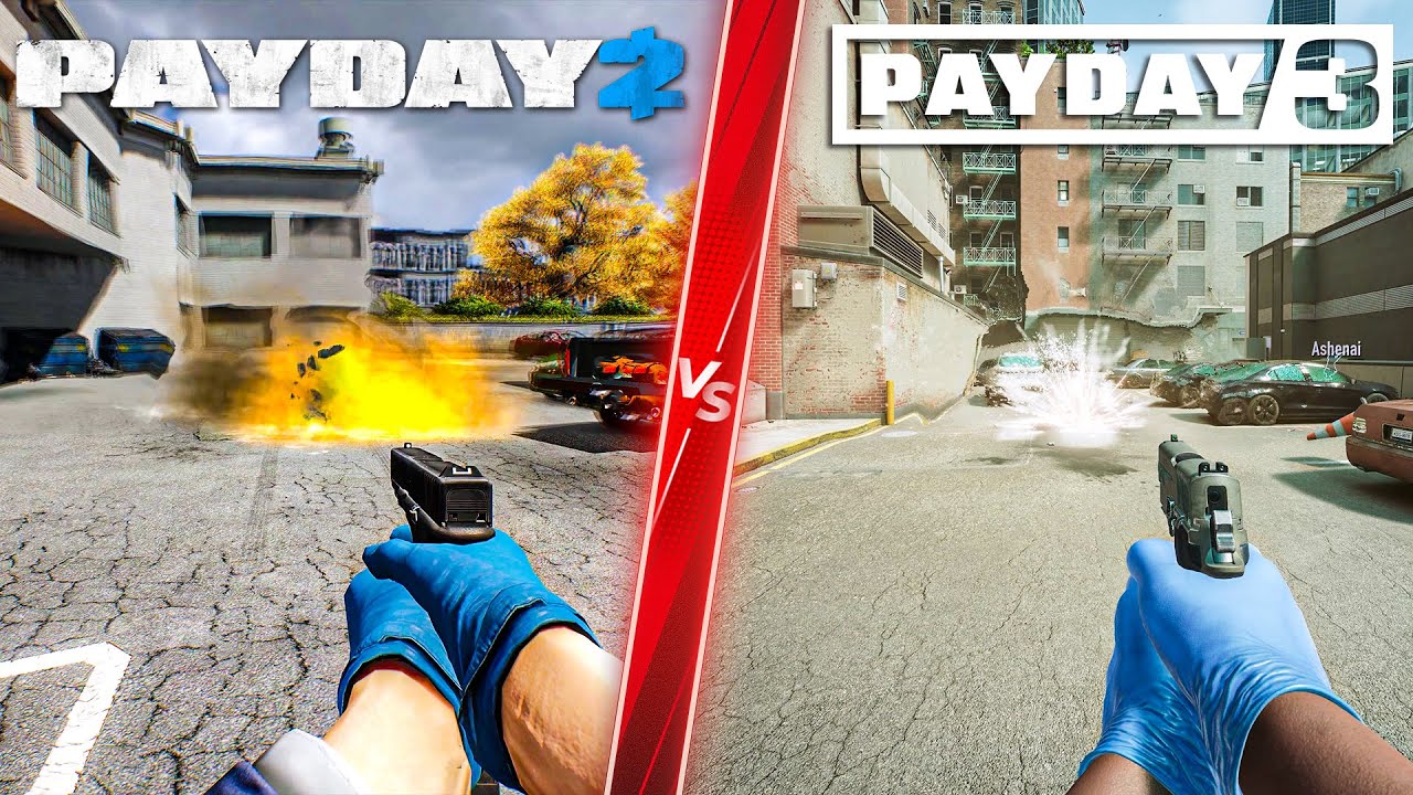 PAYDAY 3 vs PAYDAY 2 - Direct Comparison! Attention to Detail & Graphics! PC ULTRA 4K