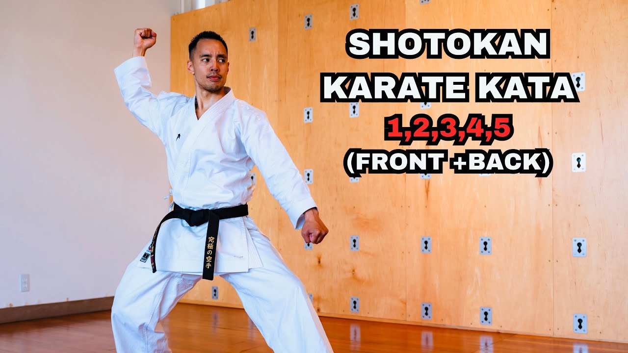 HEIAN KATA 1,2,3,4,5 🥋⛩️ (FRONT + BACK)
