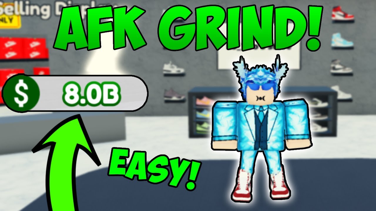The BEST Method To AFK Grind In Sneaker Resell Simulator (Roblox)