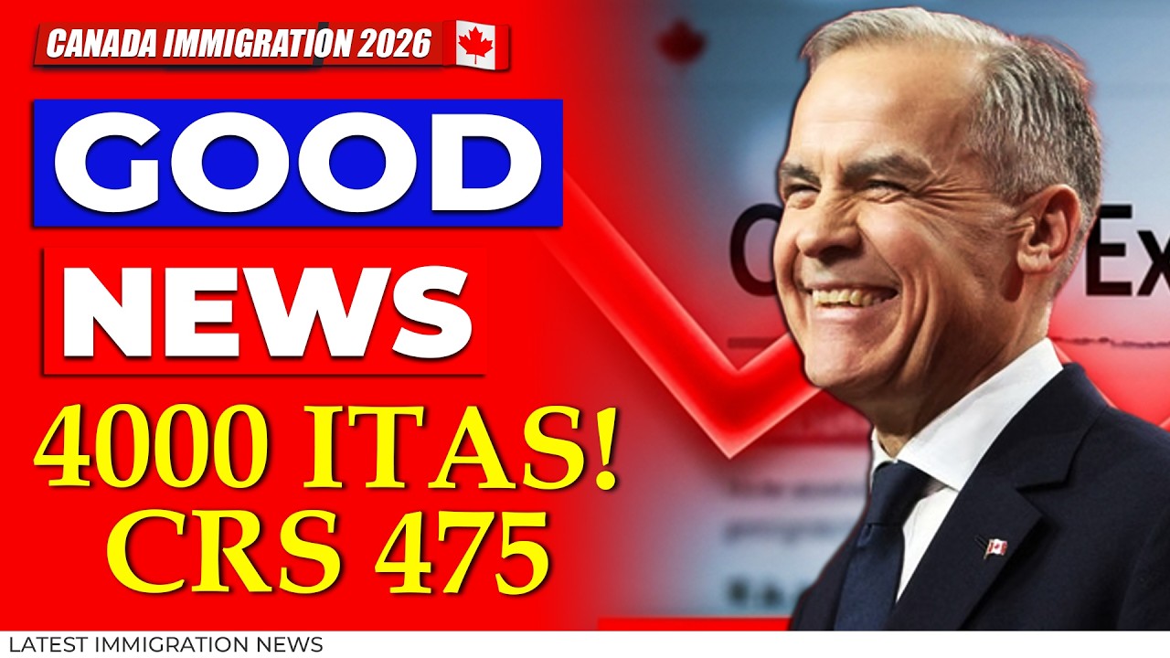 Отличные новости! Розыгрыш Canada Express Entry 2026: низкий балл CRS и 4000 приглашений | Иммигр...