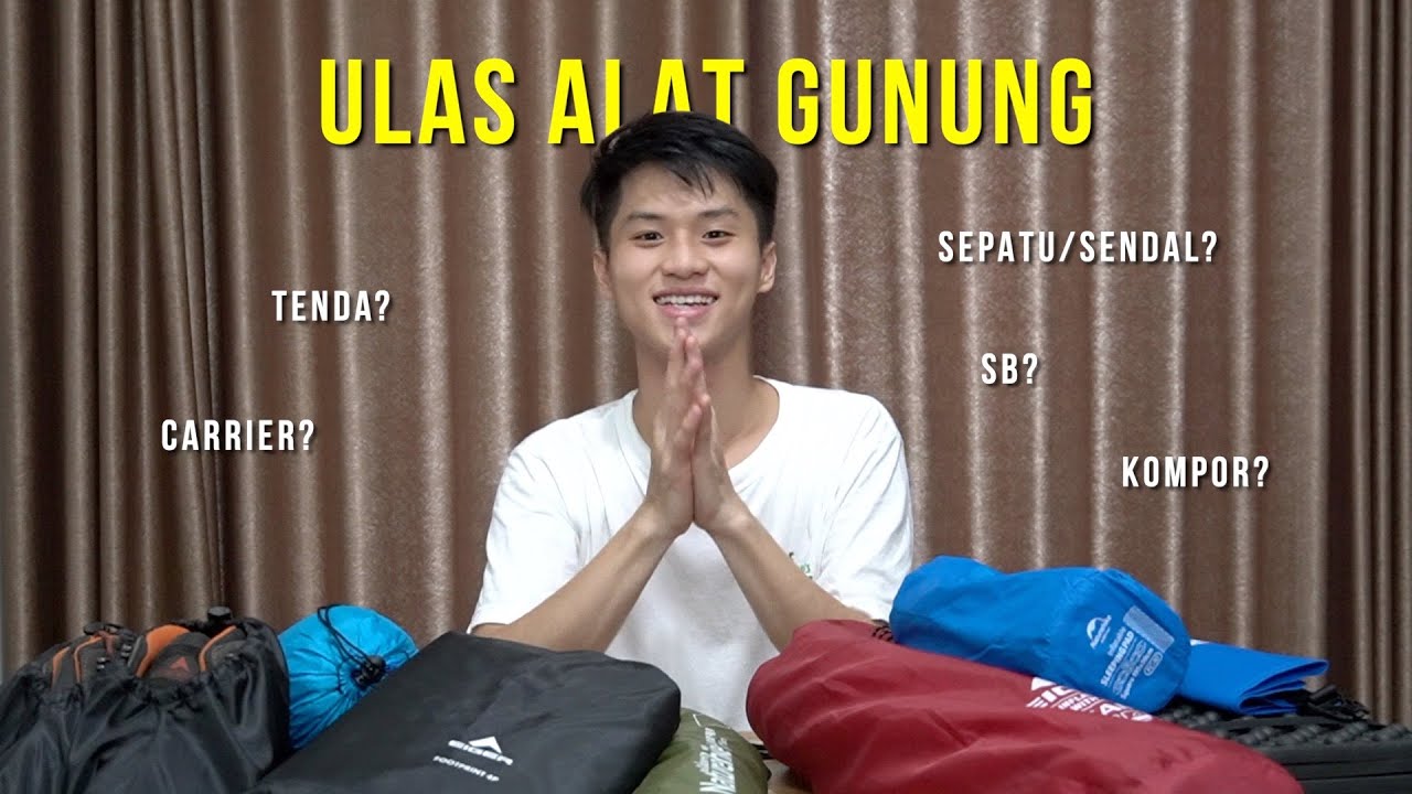 PERALATAN BUAT NAIK GUNUNG TUH APA AJA SIH???