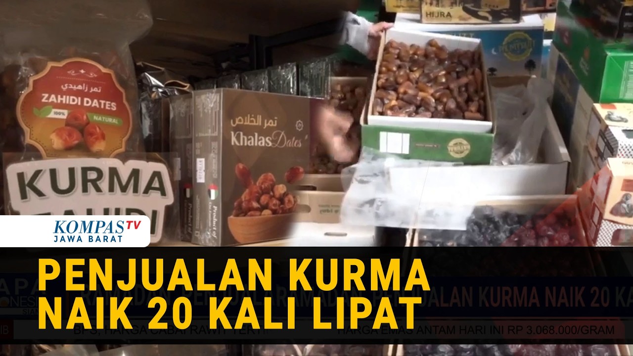 Berkah Bulan Ramadan, Penjualan Kurma di Bandung Melejit!