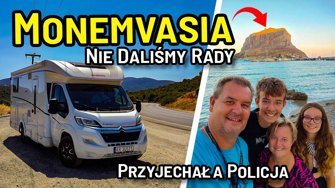 Monemvasia Nie Daliśmy Rady, Przyjechała Policja, Kanał Koryncki, Skok na Bungee, Kamperem po Grecji