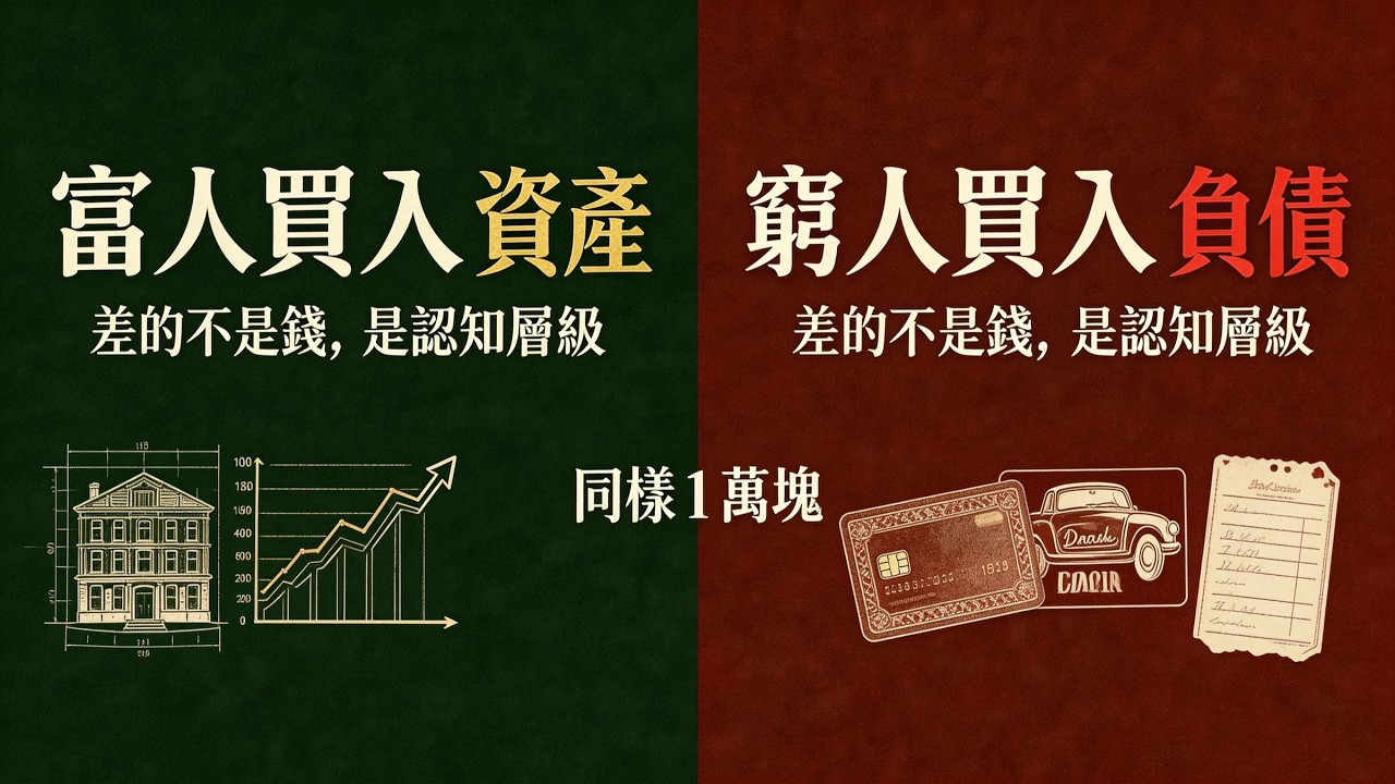 《财富认知分层》 EP1 富人買入資產，窮人買入負債