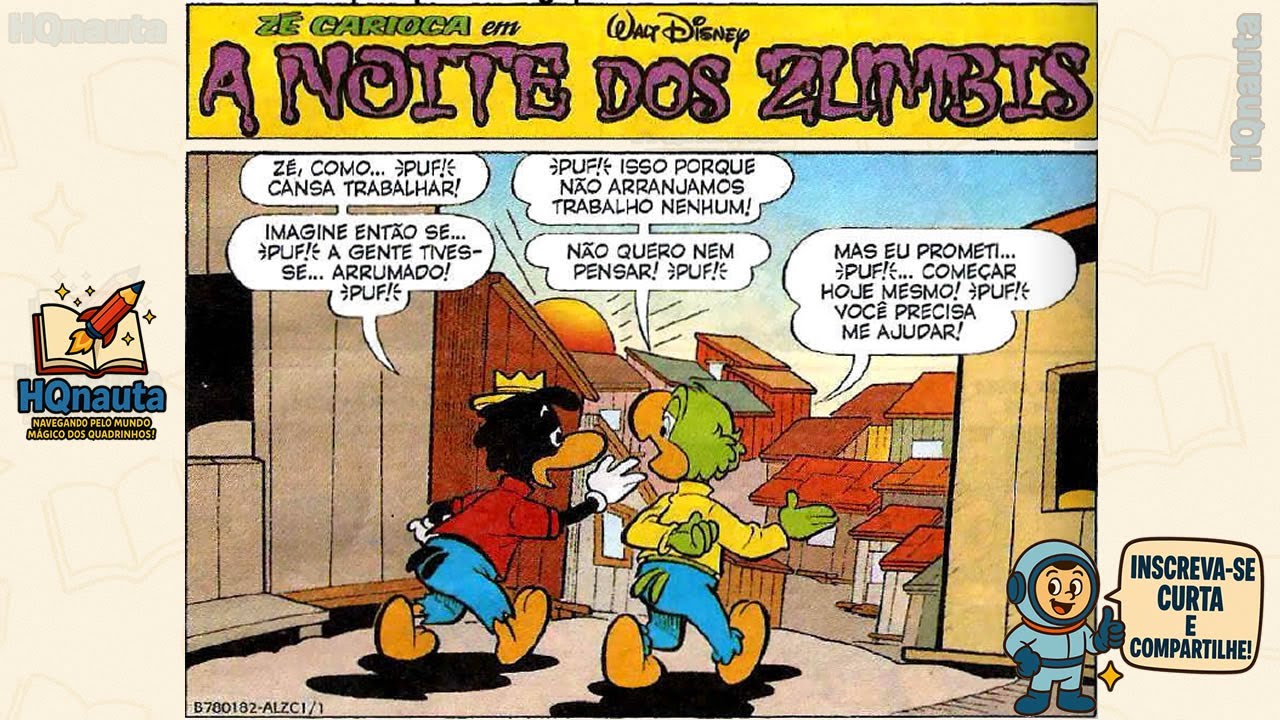Z&eacute; Carioca: A Noite dos Zumbis | Gibi Narrado Completo da Turma Disney