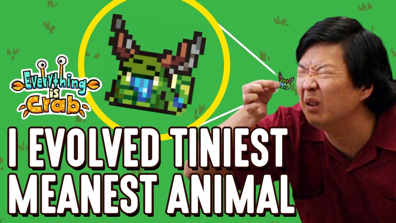I Evolved the TINIEST Yet MEANEST Animal in an Odd Mutations Challenge Run