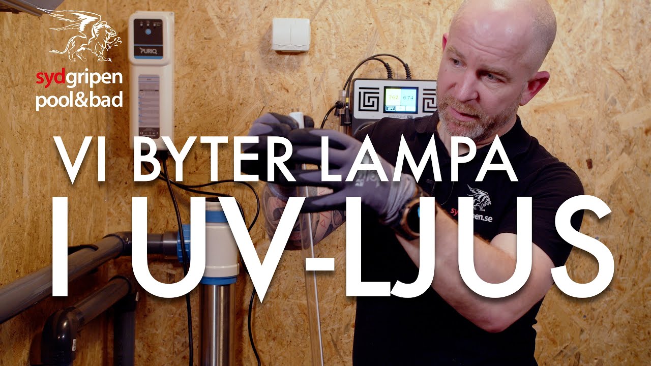 Vi byter lampa i UV-ljus
