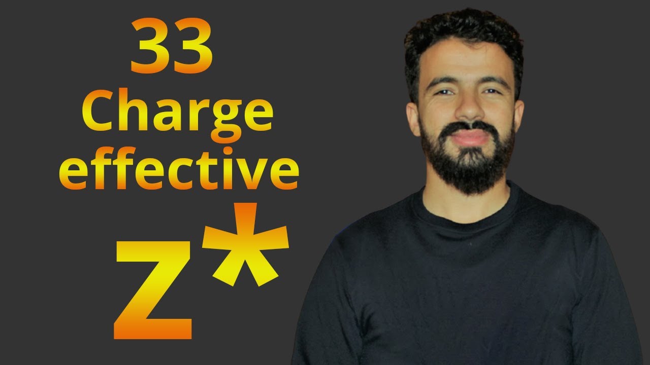 33- Exemple de calcul de la charge effictive | Atomistique