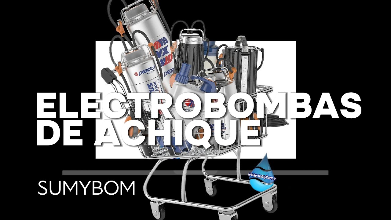 Electrobombas de Achique Pedrollo: Catálogo Completo en Sumybom 🛠️💧