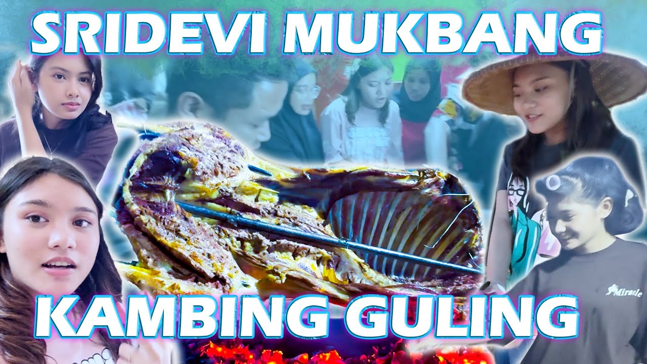 SRIDEVI BELI KAMBING GULING  JUARA!! #sridevi #mukbang
