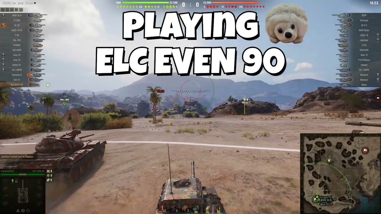World of Tanks: Playing for fun with ELC EVEN 90