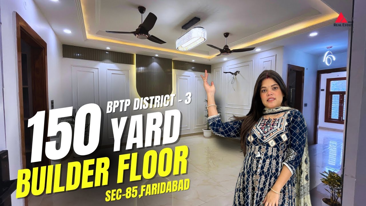 Ready to Move 3BHK Luxury Builder Floor | Sector 85 Faridabad | BPTP District 3