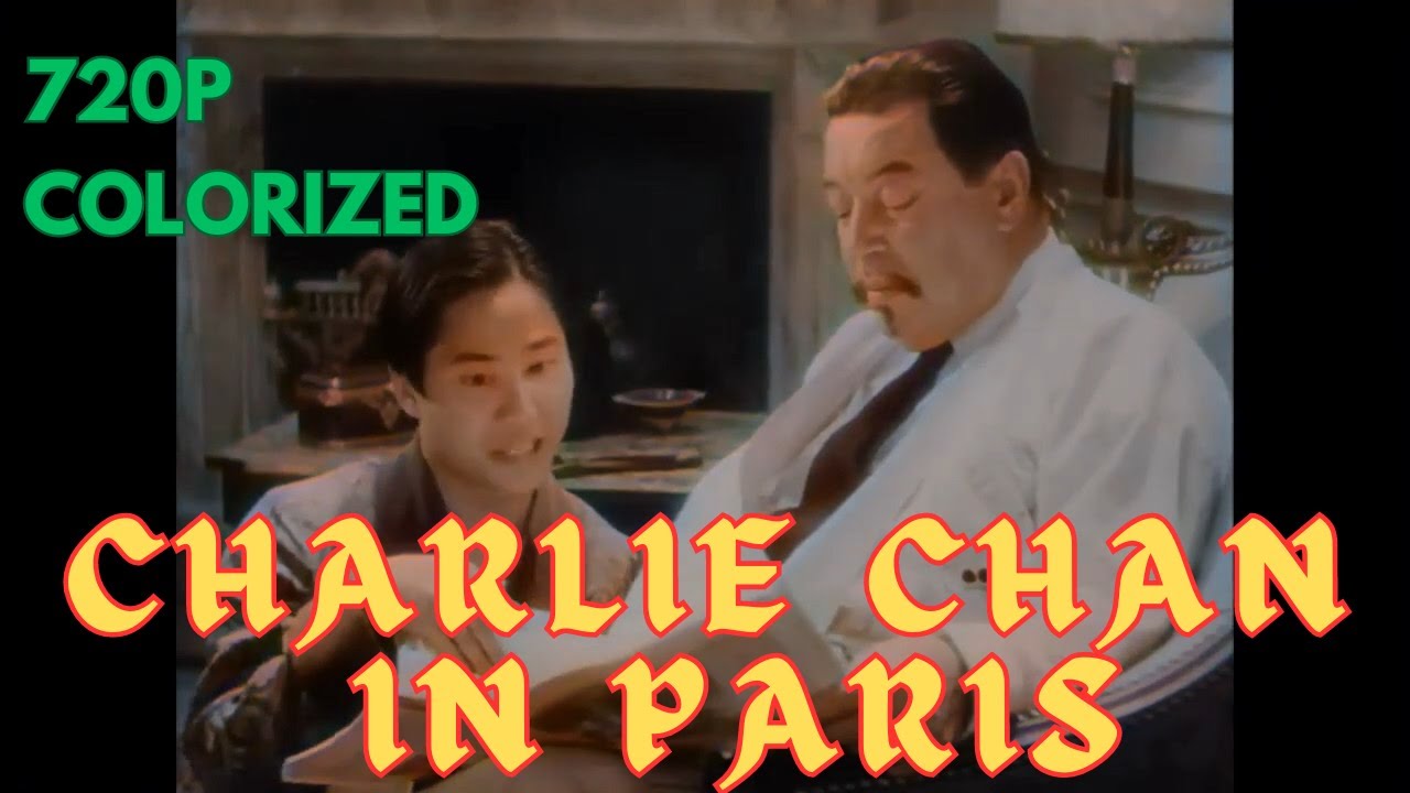 Charlie Chan in Paris | colorized | 720p | classic mystery full movie l Warner Oland