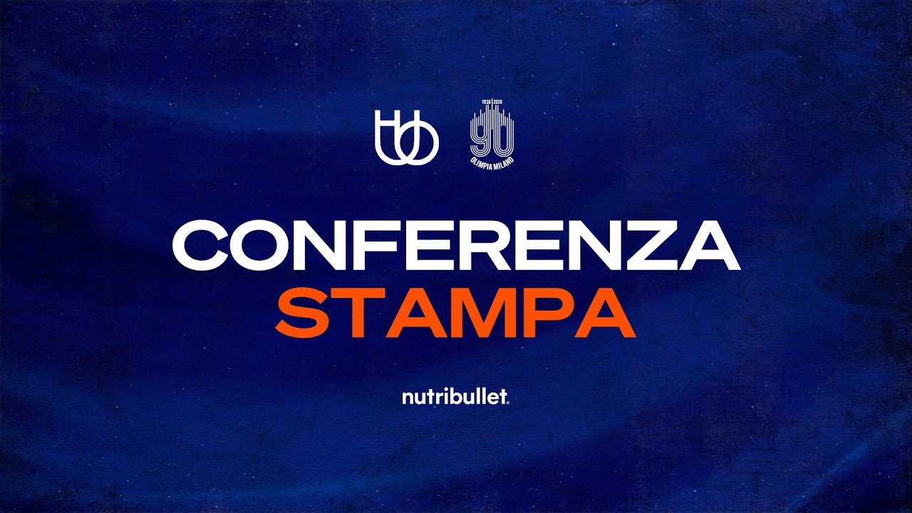 CONFERENZA STAMPA POST PARTITA NUTRIBULLET TREVISO - EA7 EMPORIO ARMANI MILANO