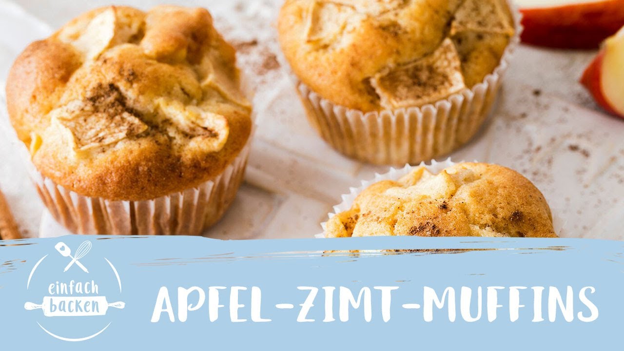 Apfel-Zimt-Muffins I luftig lecker I Einfach Backen