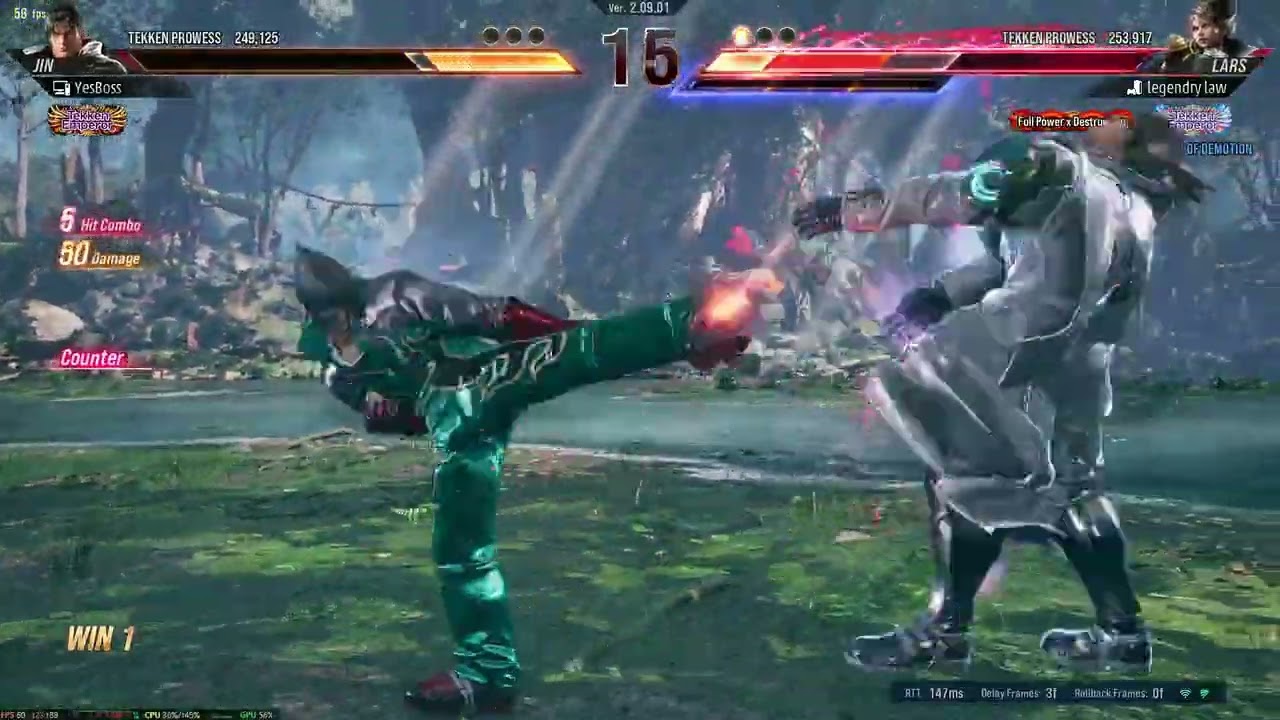 JIN vs LARS | Tekken 8 Rank Season 2