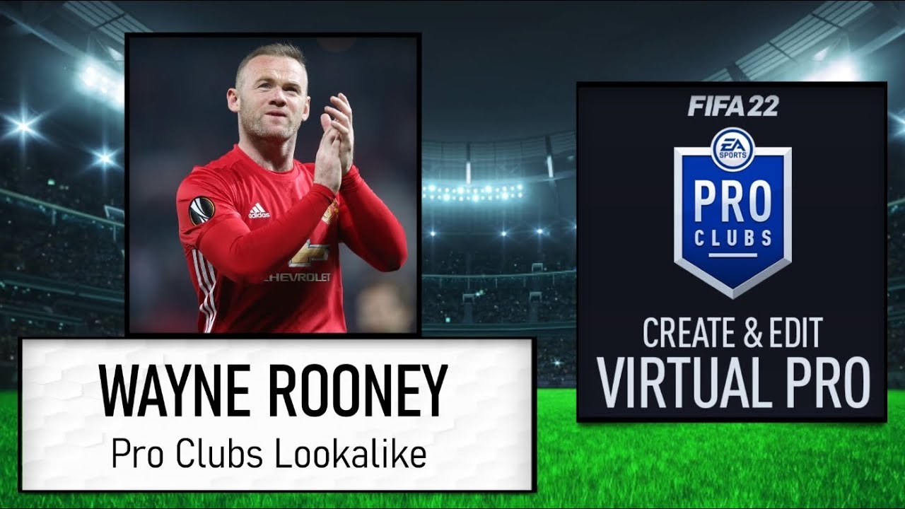 FIFA 22 - How to Create Wayne Rooney - Pro Clubs Lookalike