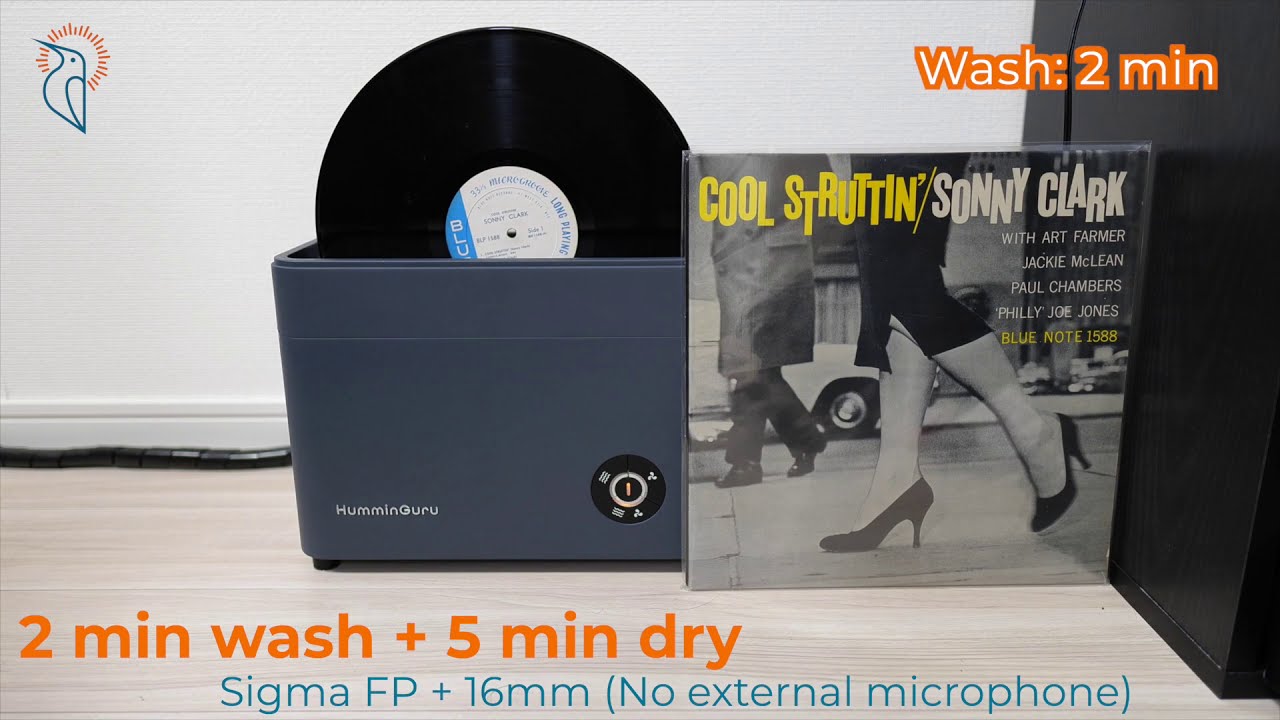 How to use a HumminGuru Ultrasonic Vinyl Record Cleaner:  Auto Mode (7 minutes) Demonstration