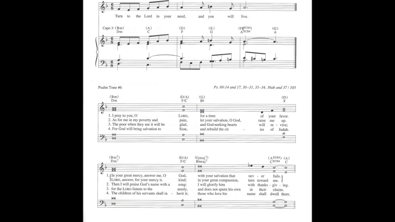 Psalm 69: Turn To The Lord (Guimont)