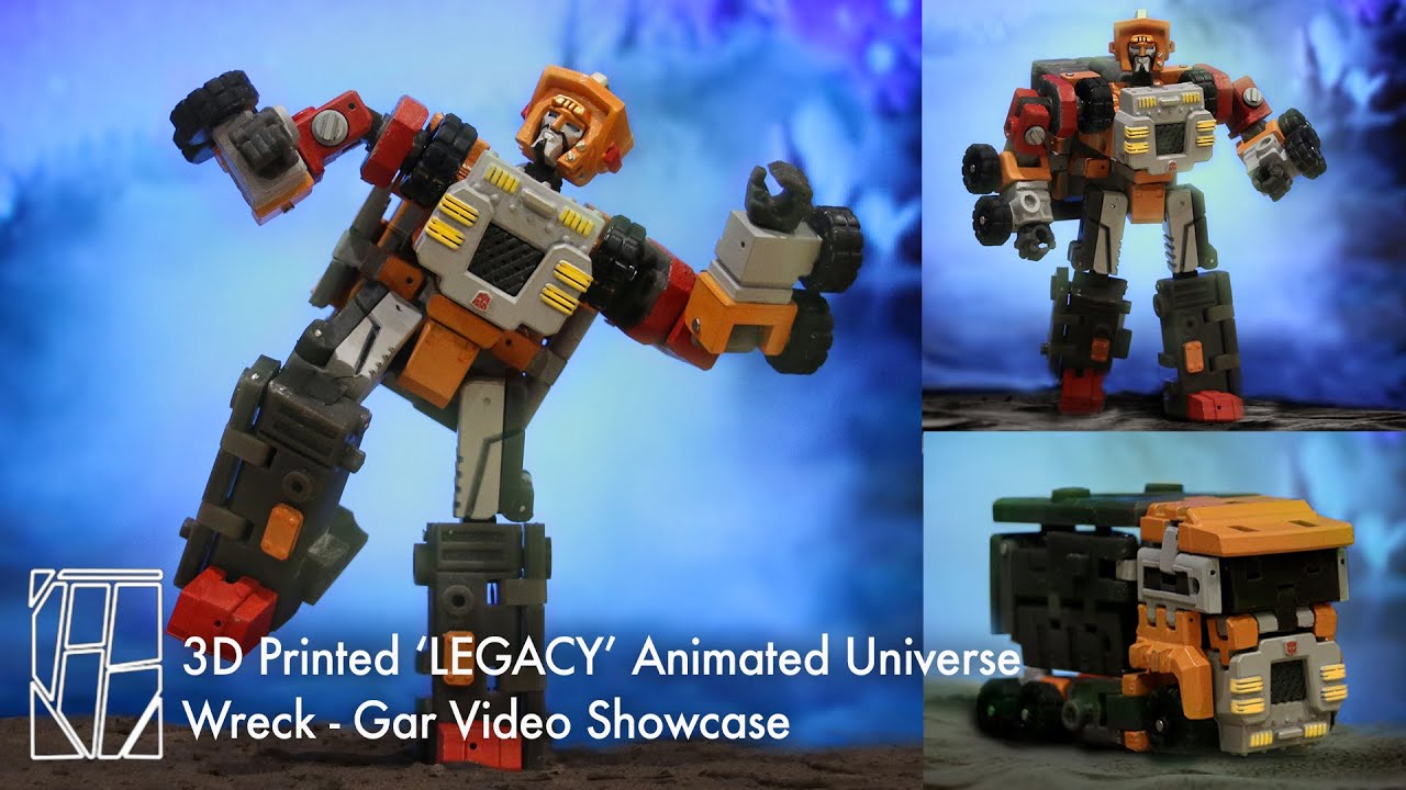 Transformers 'Legacy' Animated Universe Wreck- Gar | 3D Printed Showcase