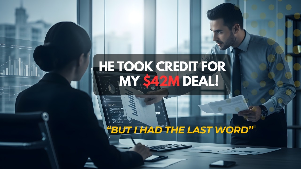 “My Manager Took Credit for My Deal — Then the Board Asked One Question