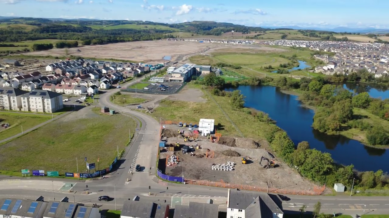 Dargavel South, and building Waterside at Dargavel retirement flats 25 September 2025