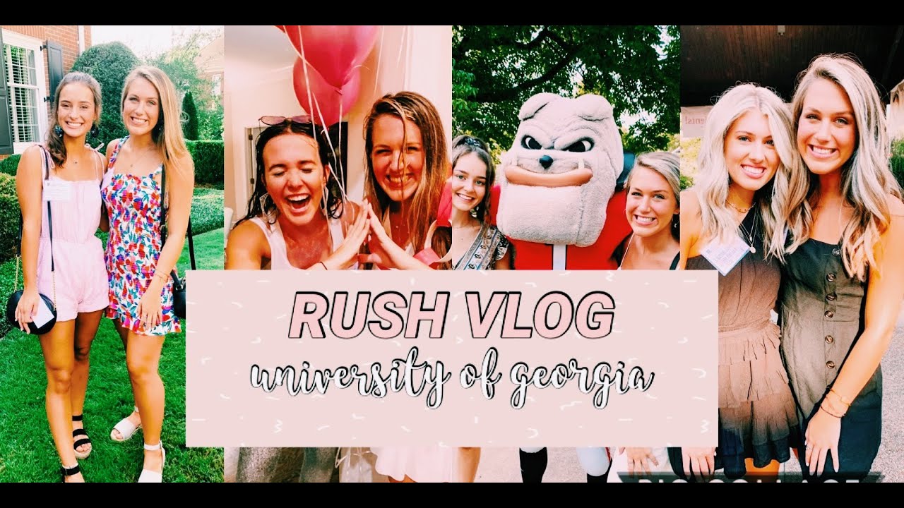 RUSH VLOG | university of georgia