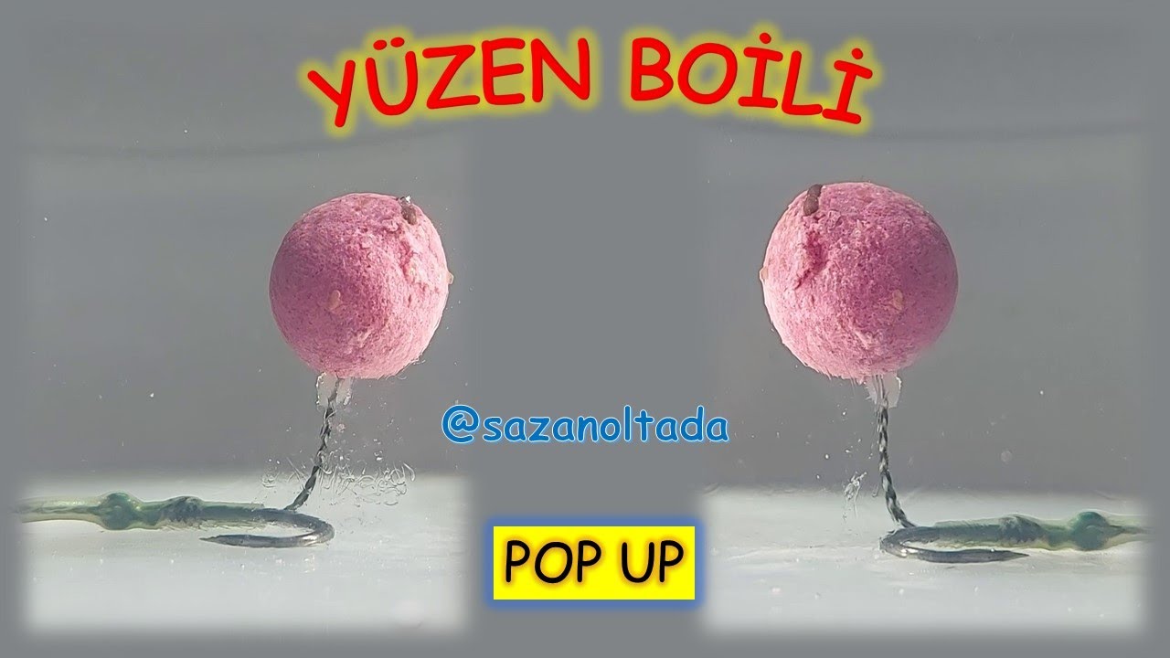 🎈💯 Yüzen Boili Nasıl yapılır? How to make Pop up Boilie? #carpbait #boilies #popup