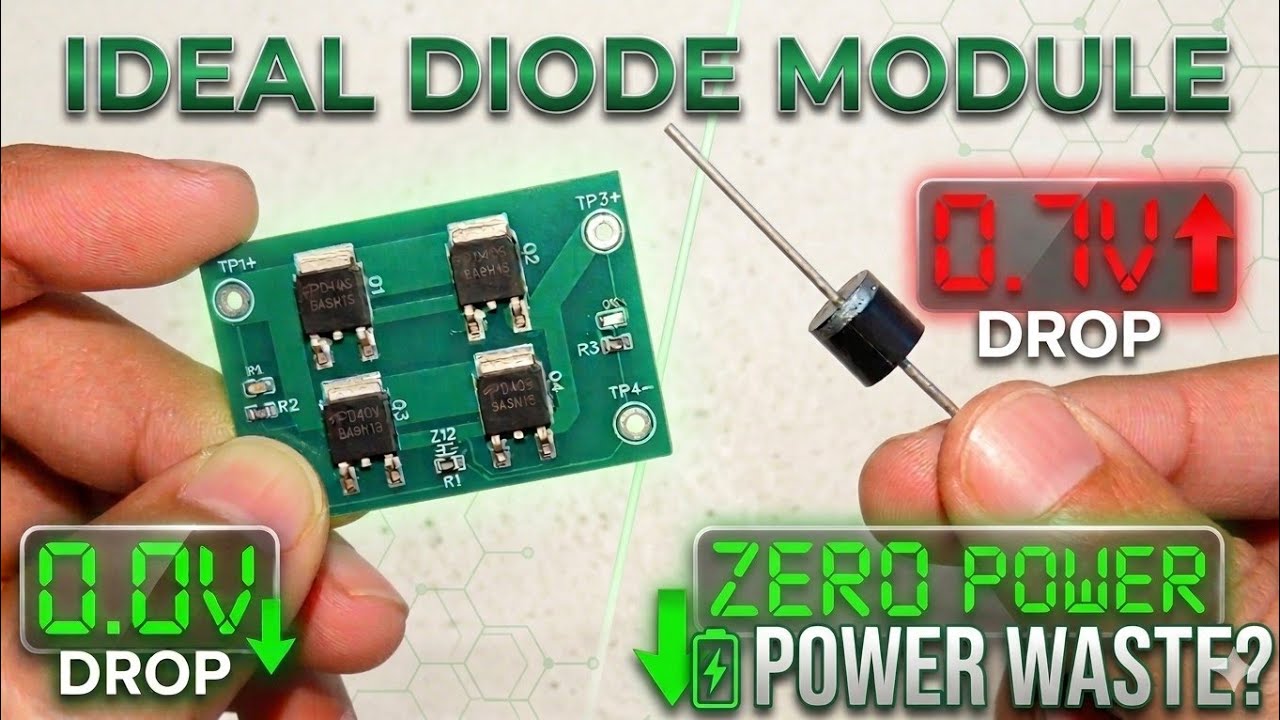Идеальный диод своими руками - идеальный диод с нулевым падением напряжения.
