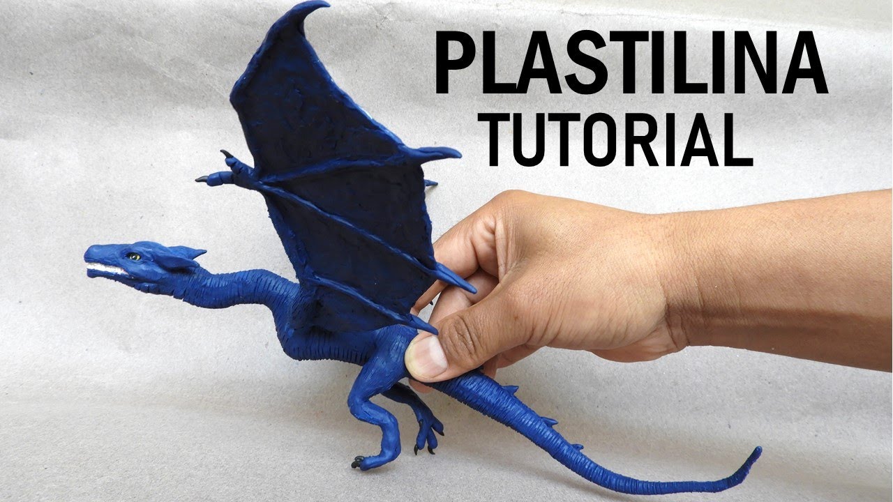 Como hacer un DRAGÓN de Plastilina paso a paso - Mi mundo de Plastilina