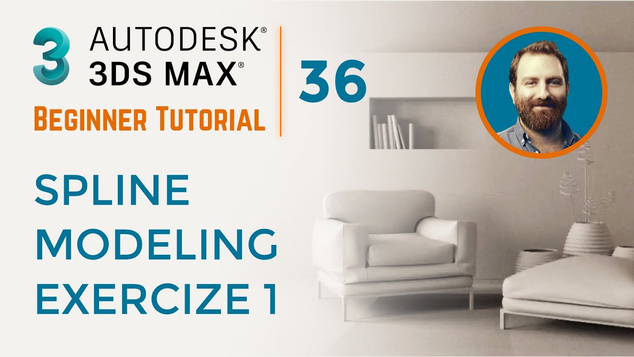 Spline Modelling Exercise - 1 | 3ds Max Tutorial #36