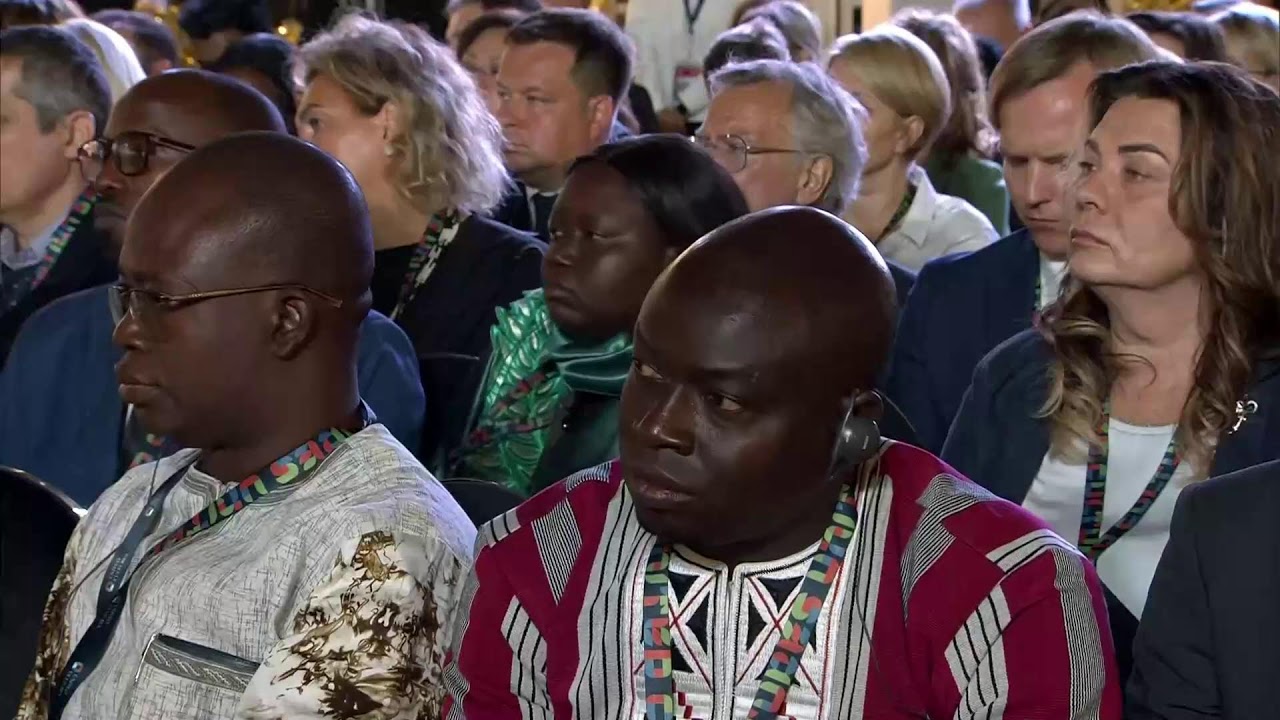 Putin speaks at the cultural forum in St. Petersburg