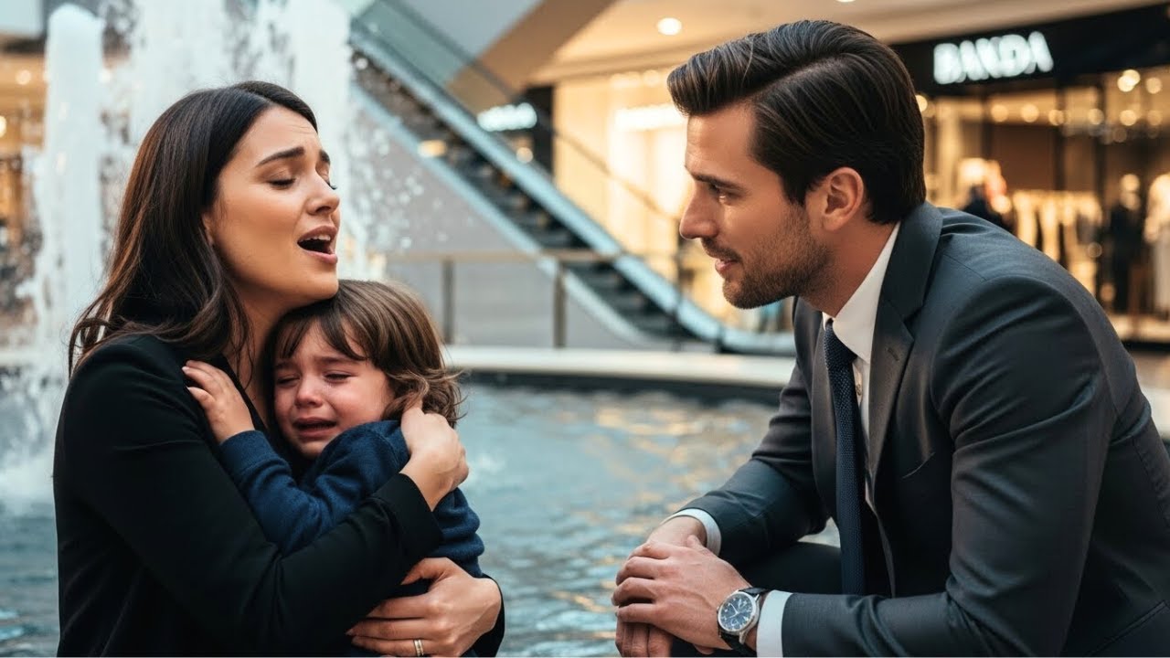 She sings softly to calm a panicked child—then the millionaire father kneels and says: “Be her mom.”