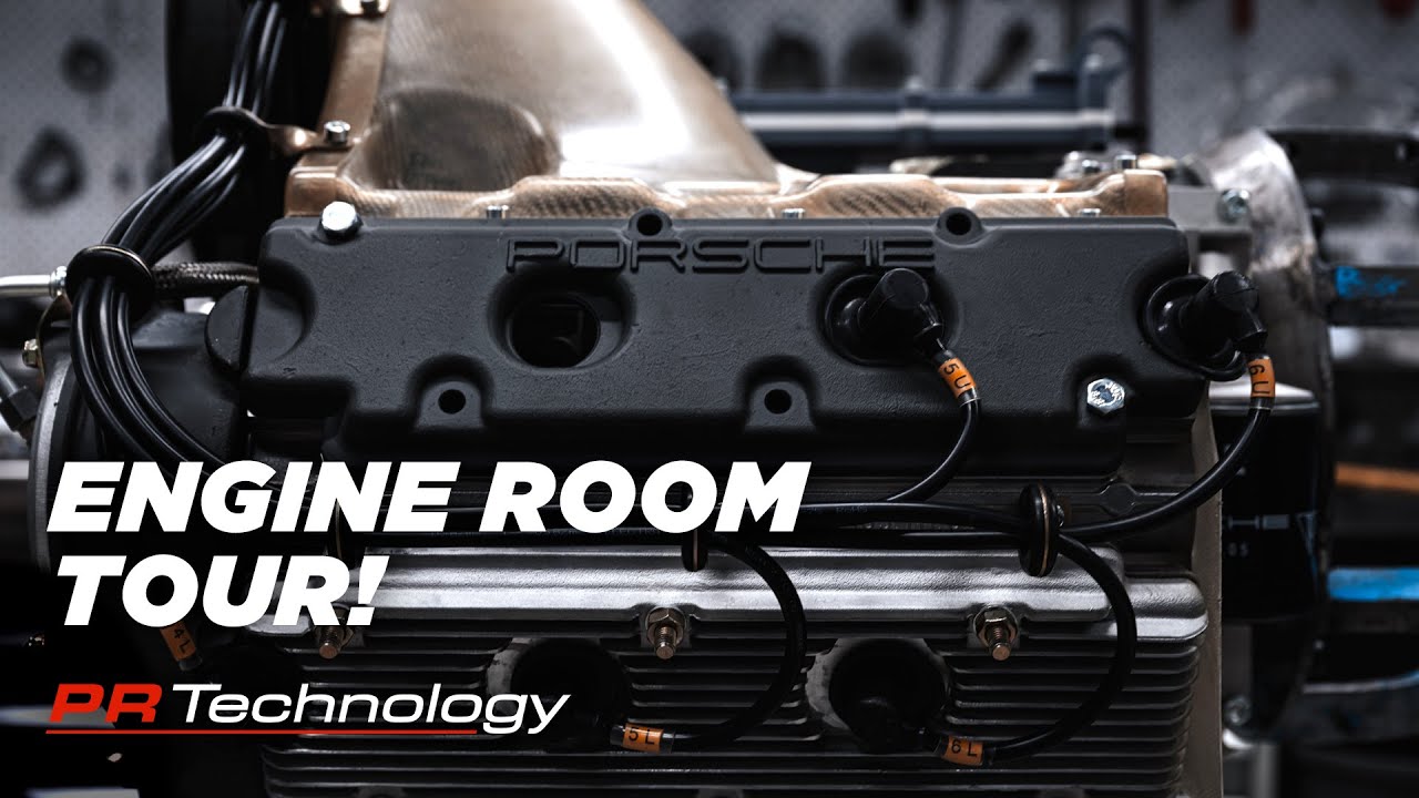 PR Technology Porsche Workshop Engine Room Tour!